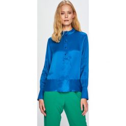 Scotch & Soda - Bluzka. Niebieskie bluzki damskie Scotch & Soda, s, bez wzorów, z materiału, bez kołnierzyka, bez ramiączek. W wyprzedaży za 239.90 zł.