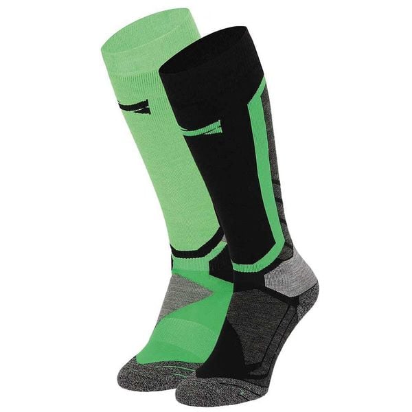 Skarpety snowboardowe unisex multi green. Zielone skarpety damskie XTREME, z aplikacjami, z wełny. Za 148.10 zł.