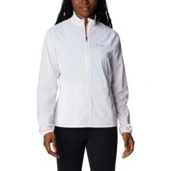 Kurtka do biegania damska Columbia Endless Trail Wind Shell. Białe kurtki damskie Columbia, l, bez wzorów, bez kaptura. Za 459.00 zł.