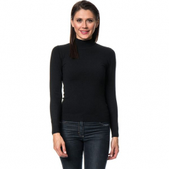 Sweter w kolorze czarnym. Czarne swetry damskie Assuili, z kaszmiru. W wyprzedaży za 113.95 zł.