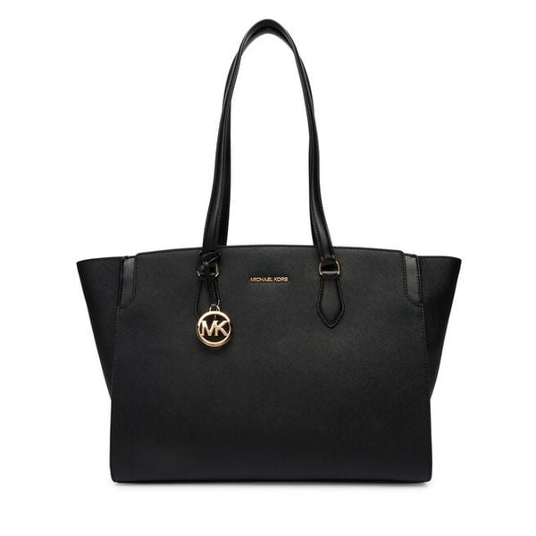 Torebka MICHAEL Michael Kors. Czarne torebki do ręki damskie MICHAEL Michael Kors, bez wzorów, bez dodatków. Za 908.99 zł.
