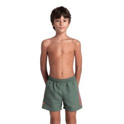 Szorty chłopięce spodenki kąpielówki na basen plażę Arena Fundamentals. Zielone kąpielówki dla chłopców Arena, bez wzorów, sportowe. Za 91.98 zł.