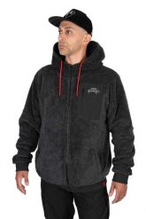 Bluza z kapturem z pełnym zamkiem błyskawicznym Fox Rage Sherpa. Czarne bluzy męskie FOX, na zimę, s, bez wzorów, z bawełny, z kapturem. Za 405.00 zł.