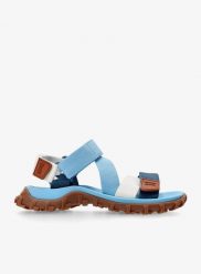 Sandały damskie Camper Drift Trail Sandal. Niebieskie sandały damskie Camper, bez wzorów, z poliesteru, bez obcasa, bez zapięcia. Za 842.15 zł.