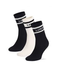Fila Skarpety długie F3608-AW24 (3-pack) Czarny. Czarne skarpety damskie Fila, bez wzorów, z bawełny. Za 34.99 zł.