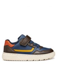 Geox Sneakersy J Theleven J56LDD 054FU C0947 D Brązowy. Brązowe buty sportowe chłopięce Geox, bez wzorów, ze skóry, bez zapięcia. Za 179.99 zł.