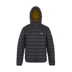 Męska Ocieplana Kurtka Z Kapturem Marizion. Brązowe kurtki męskie Regatta, m, bez wzorów, z puchu, sportowe, z kapturem. Za 164.99 zł.