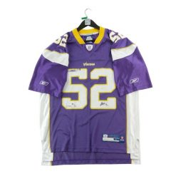 Second life - Koszulka męska Reebok NFL Minnesota Vikings - Stan bardzo dobry. Fioletowe koszulki sportowe męskie Reebok, l, bez wzorów, z materiału, bez kołnierzyka, bez ramiączek, na fitness i siłownię. Za 170.36 zł.