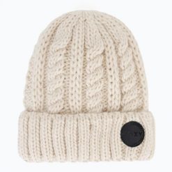 Czapka zimowa damska ROXY Tram Beanie. Białe czapki i kapelusze damskie Roxy, na zimę, bez wzorów, z dzianiny, klasyczne. Za 129.99 zł.