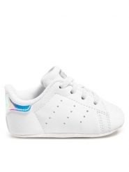 Adidas Sneakersy Stan Smith Crib FY7892 Biały. Białe buty sportowe dziewczęce Adidas, bez wzorów, ze skóry, bez zapięcia. Za 99.99 zł.