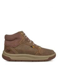 CAT Footwear Trzewiki Apa Cush Mid P725849 Brązowy. Brązowe botki męskie CAT Footwear, bez wzorów, ze skóry, bez zapięcia. Za 539.99 zł.