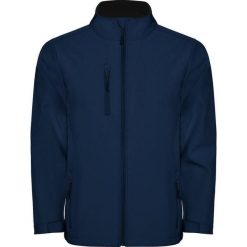 Męska Kurtka Soft Shell Nebraska. Niebieskie kurtki męskie ROLY, m, bez wzorów, sportowe, bez kaptura. Za 138.99 zł.