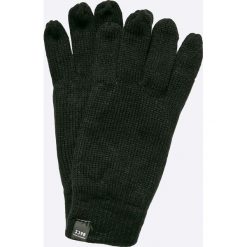 Jack & Jones - Rękawiczki. Czarne rękawiczki męskie Jack & Jones, z dzianiny. W wyprzedaży za 39.90 zł.