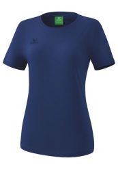 Koszulka damska Erima Teamsport. Niebieskie koszulki sportowe damskie Erima, bez wzorów, z bawełny, bez kołnierzyka, bez ramiączek, na fitness i siłownię. Za 99.50 zł.