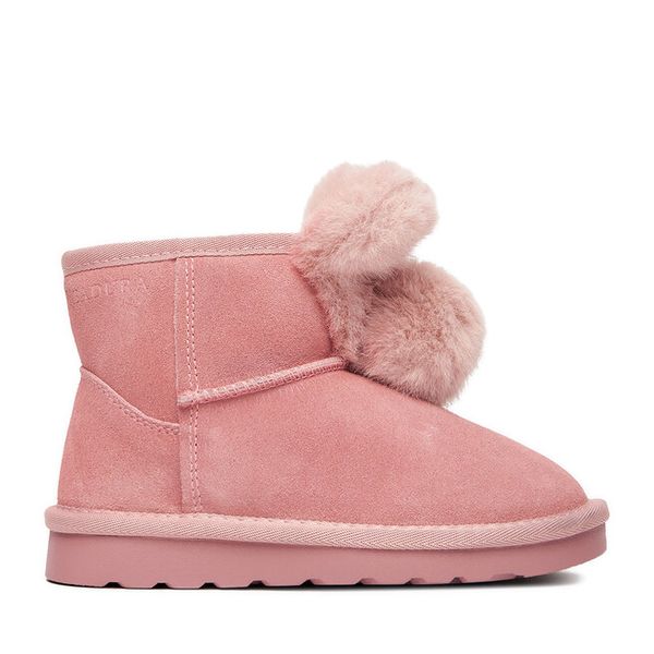 Śniegowce Badura. Czerwone śniegowce dziewczęce Badura, bez zapięcia. Za 159.99 zł.