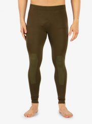 Legginsy termoaktywne męskie Brubeck Ranger Protect. Zielone legginsy sportowe męskie Brubeck, m, bez wzorów, z elastanu, na fitness i siłownię. Za 119.89 zł.