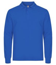 Clique Manhattan L/S Męska koszulka polo z długim rękawem Royal Blue. Niebieskie bluzki z długim rękawem męskie CLIQUE, l, bez wzorów, z bawełny, bez kołnierzyka. Za 136.06 zł.