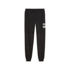 Męskie spodnie dresowe PUMA Sport Logo Play PUMA. Czarne spodnie sportowe męskie Puma, m, bez wzorów, z bawełny. Za 219.00 zł.