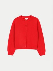 Coccodrillo Kardigan ZC4172201EJG Czerwony Regular Fit. Czerwone swetry dla dziewczynek COCCODRILLO, bez wzorów, z syntetyku, bez kołnierzyka, bez ramiączek, bez kaptura. Za 69.90 zł.