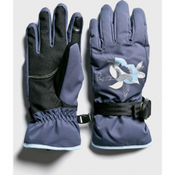 Roxy - Rękawiczki. Czerwone rękawiczki damskie Roxy, z materiału. W wyprzedaży za 149.90 zł.