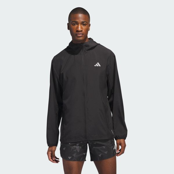 Kurtka Run It. Czarne buty sportowe męskie Adidas, xl, bez wzorów, do biegania. W wyprzedaży za 209.25 zł.