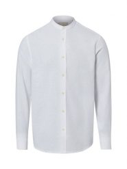 Only&Sons koszula codzienna z lnu Mężczyźni Slim Fit len biały, M. Białe koszule męskie Only&Sons, na lato, m, bez wzorów, z bawełny, bez kołnierzyka, bez ramiączek. Za 199.95 zł.