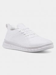 Buty Damskie Luhta Taikova Ms. Białe obuwie sportowe damskie Luhta, bez wzorów, z dzianiny, trekkingowe. Za 309.00 zł.