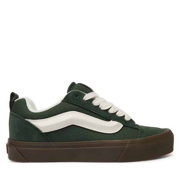 Tenisówki Vans. Zielone trampki i tenisówki damskie Vans, bez wzorów, bez zapięcia. Za 287.99 zł.