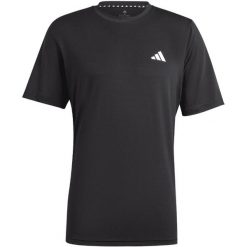 Koszulka męska adidas Train Essentials Stretch Training. Czarne buty sportowe męskie Adidas, m, bez wzorów, bez kołnierzyka, bez ramiączek, na fitness i siłownię. Za 104.00 zł.