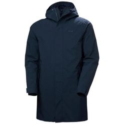 Kurtka wodoodporna Helly Hansen Brussel. Niebieskie kurtki męskie Helly Hansen, l, bez wzorów, z poliamidu, klasyczne, z kapturem. Za 728.50 zł.