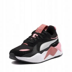 Buty Sportowe Damskie Puma Rs-X Metallic Jr. Czarne obuwie sportowe damskie Puma, bez wzorów. Za 176.00 zł.