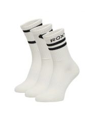 Roxy Skarpety długie CEO_AS_ROXY_11_W_AW25 (3-PACK) Biały. Białe skarpety damskie Roxy, bez wzorów, z bawełny. Za 39.99 zł.