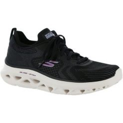 Buty do biegania Damskie Skechers. Czarne obuwie sportowe damskie Skechers, bez wzorów, do biegania. Za 283.99 zł.