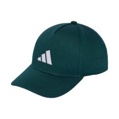 Czapka z daszkiem adidas Baseball zielona M. Zielone czapki i kapelusze męskie Adidas, bez wzorów, z bawełny, klasyczne. Za 58.99 zł.