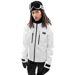 Kurtka snowboardowa męska W5 Megeve. Białe kurtki snowboardowe męskie SIROKO, l, bez wzorów, bez kaptura, narciarskie. W wyprzedaży za 716.00 zł.