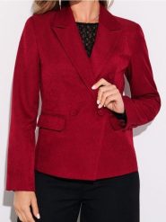 Taliowany żakiet - koralowy. Pomarańczowe żakiety damskie Sinsay, l, bez wzorów. Za 79.99 zł.