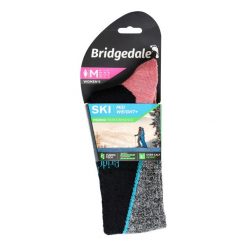 Skarpety narciarskie damskie Bridgedale Ski Mid+ Merino P Pattern. Czarne skarpety damskie Bridgedale, bez wzorów. Za 83.99 zł.
