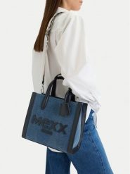 MEXX Torebka CEO-MEXX-AJ-005-09 Niebieski. Niebieskie torebki do ręki damskie Mexx, bez wzorów, z materiału, bez dodatków. Za 179.99 zł.