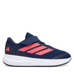 Sneakersy adidas. Niebieskie trampki i tenisówki chłopięce Adidas, bez wzorów, bez zapięcia. Za 179.99 zł.