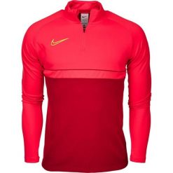 Bluza sportowa męska Nike Dri-FIT Academy 21 Drill Top. Czerwone bluzy męskie Nike, m, bez wzorów, bez kaptura. Za 147.26 zł.