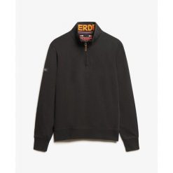 Bluza z zamkiem błyskawicznym Superdry Core Logo. Czarne bluzy męskie Superdry., m, bez wzorów, bez kaptura. Za 319.05 zł.