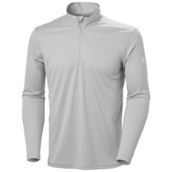 Bluza 1/2 zip Helly Hansen Tech 2.0. Szare bluzy męskie Helly Hansen, l, bez wzorów, z poliesteru, bez kaptura. Za 174.50 zł.
