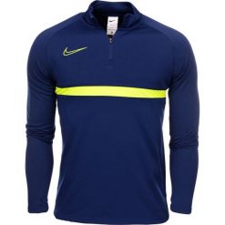 Bluza sportowa męska Nike Dri-Fit Academy 21 Dril Top. Niebieskie bielizna termoaktywna męska Nike, l, bez wzorów, bez kaptura, dri-fit (nike). W wyprzedaży za 129.00 zł.