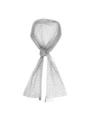 Patrizia Pepe Chusta na głowę 8F0128/J405-S980 Srebrny. Szare czapki i kapelusze damskie Patrizia Pepe, bez wzorów, z poliesteru. Za 419.99 zł.