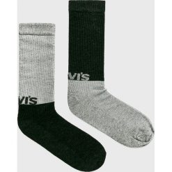 Levi's - Skarpety (2-pack). Szare skarpety męskie Levi's. Za 39.90 zł.