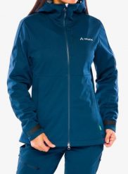 Kurtka softshell damska Vaude All Year Elope Softshell Jacket II. Niebieskie kurtki damskie Vaude, l, bez wzorów, z materiału, bez kaptura. Za 772.00 zł.