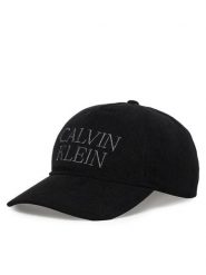 Calvin Klein Czapka z daszkiem Corduroy Graphic 5 Panel Cap LV04D5064G Czarny. Czarne rękawiczki męskie Calvin Klein, bez wzorów, z bawełny. Za 189.99 zł.