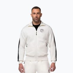 Bluza męska Pitbull Track Jacket San Diego. Białe bluzy sportowe męskie PITBULL, l, bez wzorów, z elastanu, bez kaptura, trekkingowe. Za 249.99 zł.