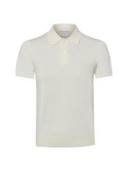 Marie Lund koszulka polo z dzianiny Kobiety Bawełna (100%) biały, XXL. Białe koszulki sportowe damskie Marie Lund, xxl, bez wzorów, z bawełny, bez kołnierzyka, bez ramiączek. Za 129.95 zł.