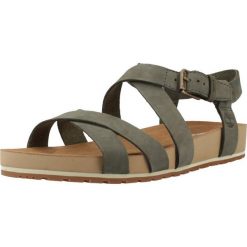 Sandały TIMBERLAND TB0A2QTFEO61 Zielony. Zielone obuwie sportowe damskie Timberland, bez wzorów, ze skóry, trekkingowe. Za 390.99 zł.